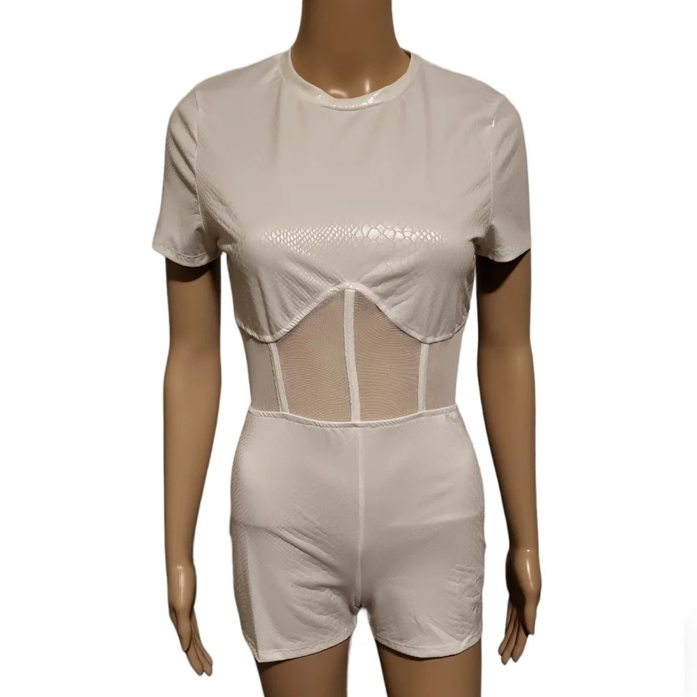 KTOO Women's Romper - Cream (Size M)